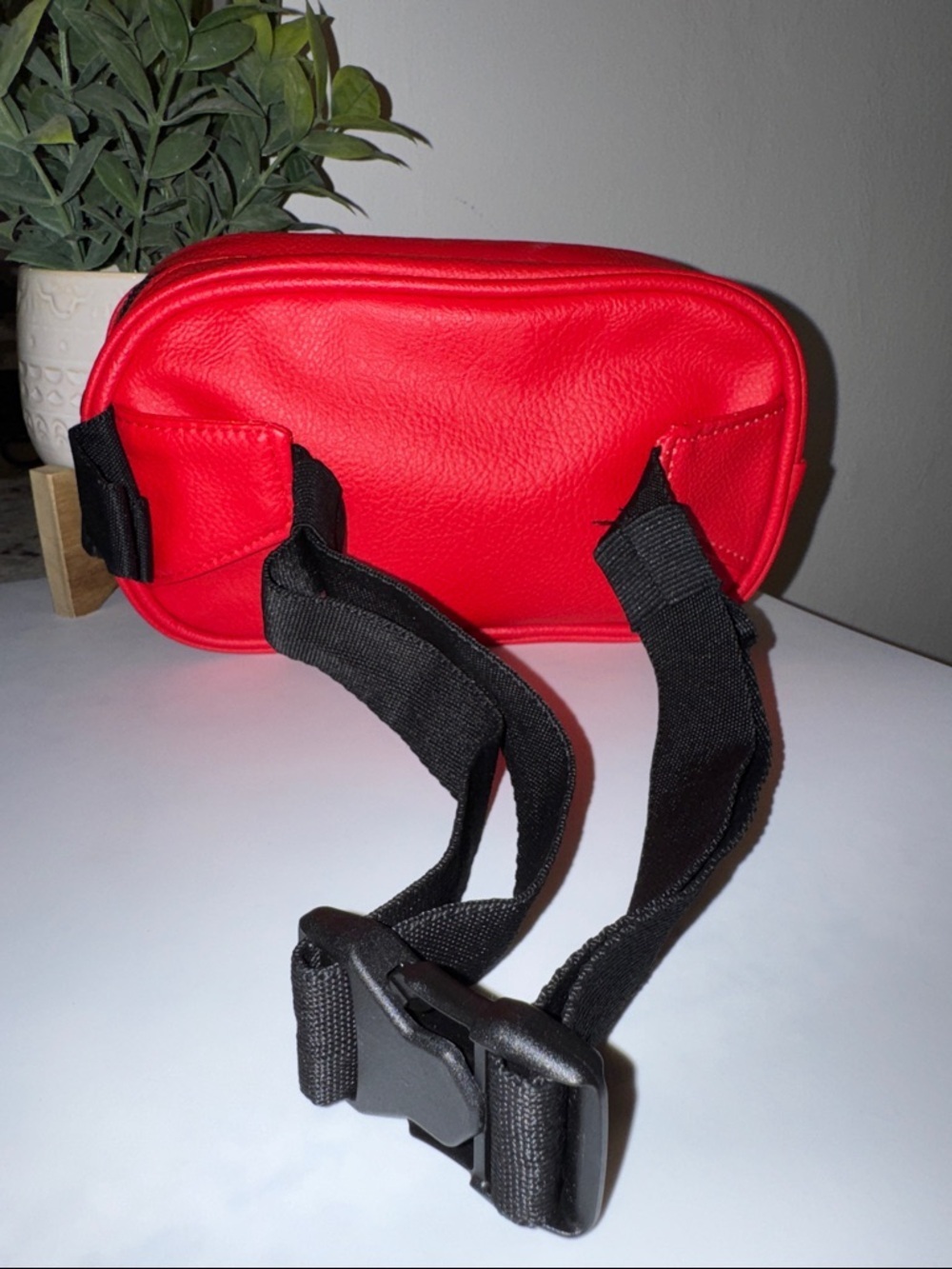 adidas Red Crossbody Bag with Black Accents - Picture 2 of 4